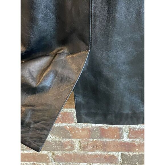 Croft & Barrow Black Lambskin Leather Full Zip Jacket Women’s Medium - Picture 10 of 12